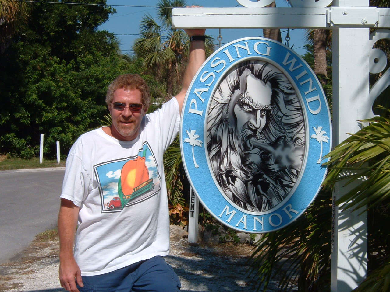 Found this incredible sign on Anna Maria Island while we were there for the Blues Festival.